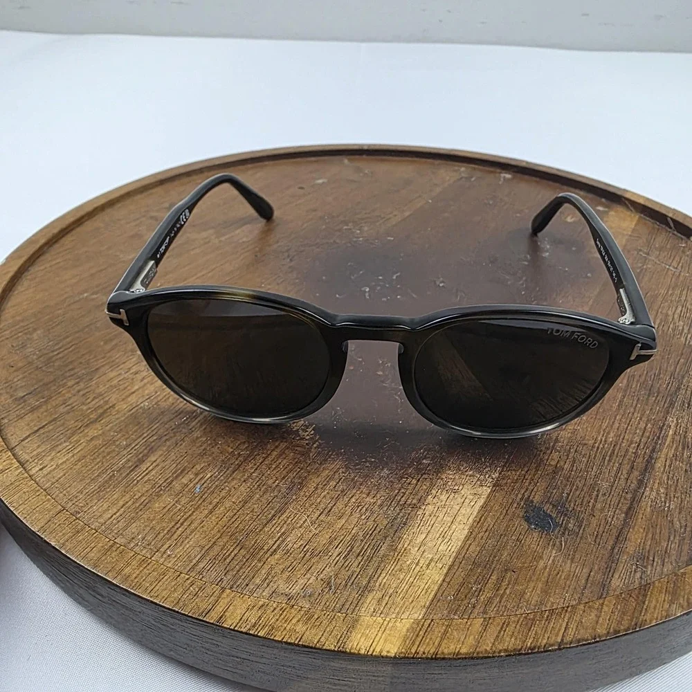 Tom Ford TF834 Dante 56A Sunglasses Mens 50-21-145 Brown Tortoise Gray Italy